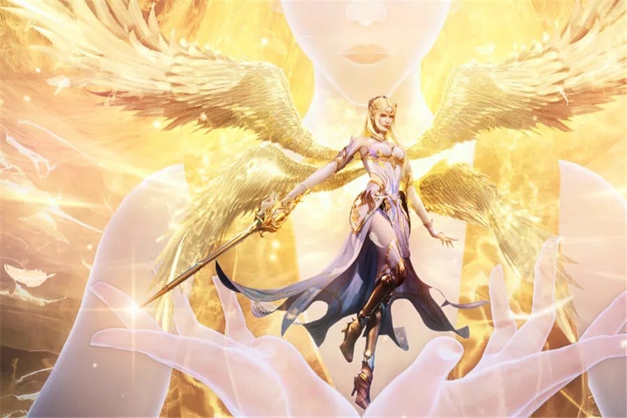 Angel Holy Armor and Angel Holy Sword